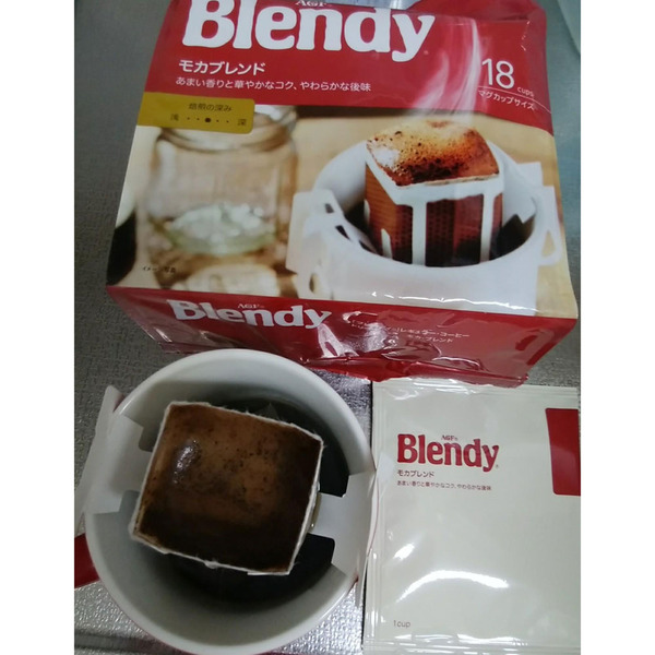 Кофе Blendy Майлд Мокко, AGF  (молотый, дрип-пакеты 18 шт. по 7 г)