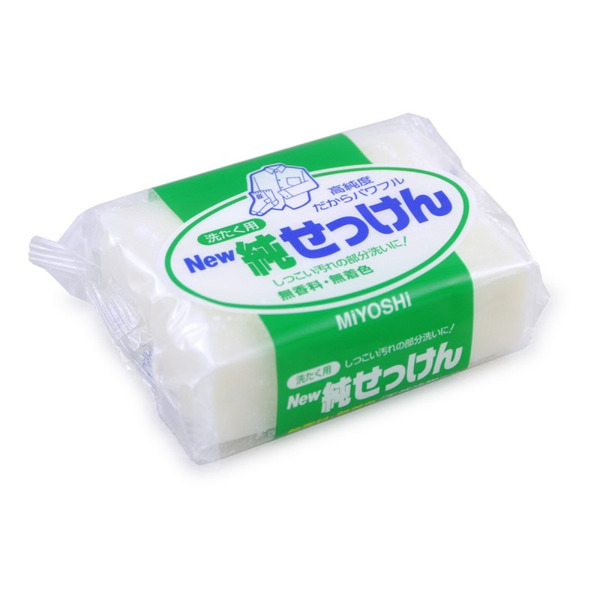 Мыло для точечного застирывания стойких загрязнений Maruseru Soap, MIYOSHI 190 г