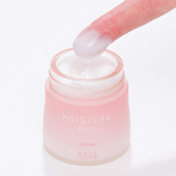 Увлажняющий нежный крем для лица с коллагеном и гиалуроновой кислотой Moisture Mild White, KOSE COSMEPORT  60 г
