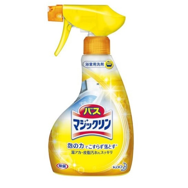 Спрей-пенка для чистки ванны с ароматом лимона Bath Magiclean Bubble Spray, Kao 380 мл