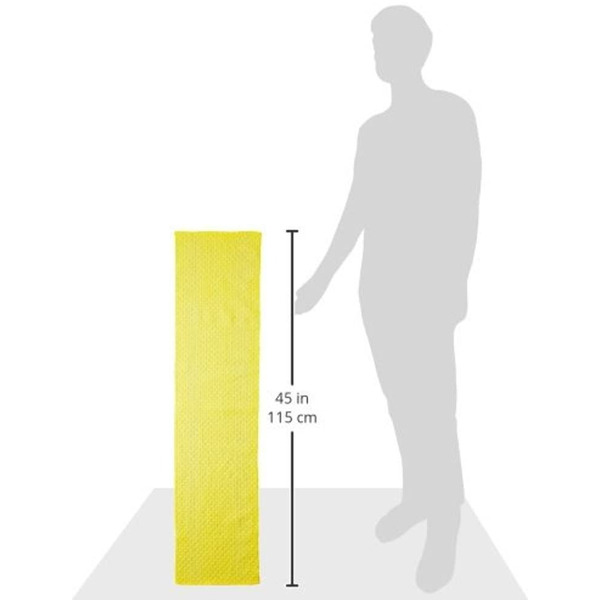 Нейлоновая мочалка Сверхжесткое Трение (желтая, 115 х 27 см), MARNA 1 шт