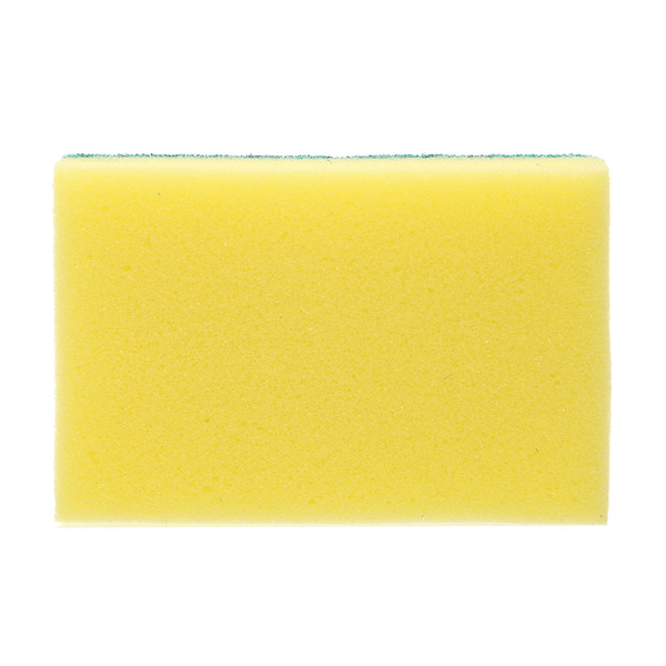 Губка для мытья посуды двухслойная, верхний слой с абразивными волокнами Sponge Scrubber, MYUNGJIN  2 шт.