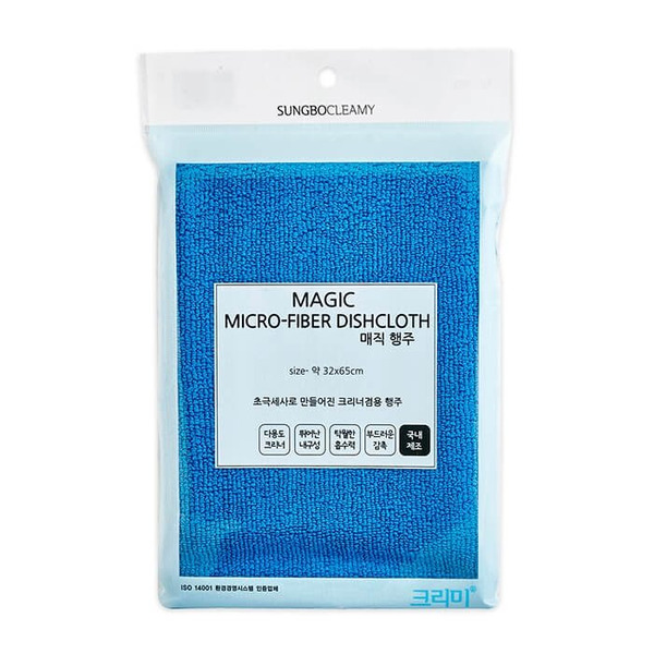 Кухонное полотенце Magic Microfiber Dishcloth (32 см х 65 см), Sungbo Cleamy 1 шт.