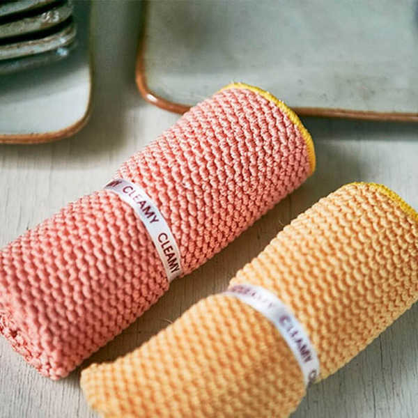 Набор кухонных полотенец из микрофибры Micro Clean Dishcloth (28 см х 34 см), Sungbo Cleamy 2 шт.