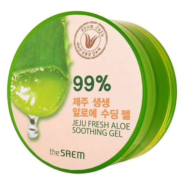 Гель для тела с алоэ универсальный увлажняющий Jeju Fresh Aloe Soothing Gel 99%, THE SAEM, 300 мл