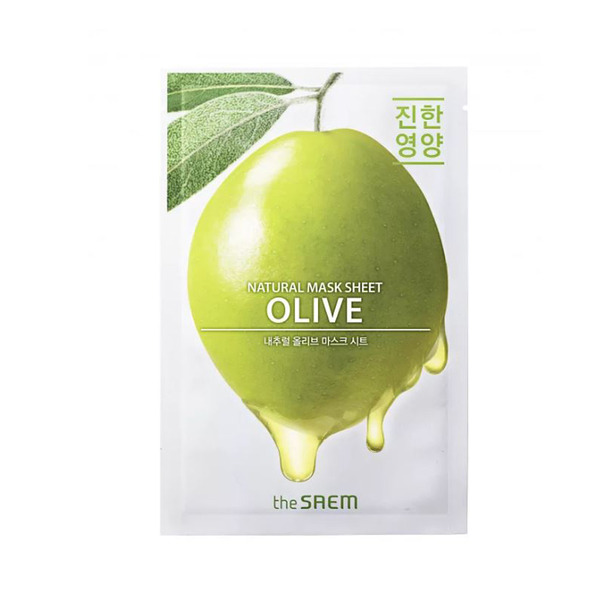 Маска тканевая с экстрактом оливы Natural Olive Mask Sheet, THE SAEM  21 мл Маска тканевая с экстрактом оливы Natural Olive Mask Sheet, THE SAEM  21 мл