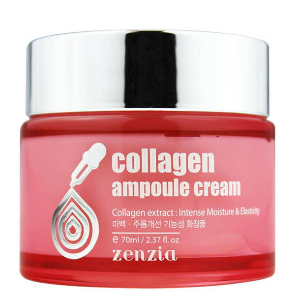 Крем для лица с коллагеном Collagen Ampoule Cream, ZENZIA  70 мл