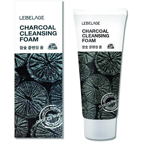 Очищающая пена с древесным углем Charcoal Cleansing Foam, LEBELAGE 100 мл