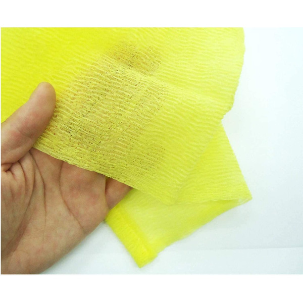 Мочалка средней жесткости Cure Nylon Towel Regular, OHE (желтая)