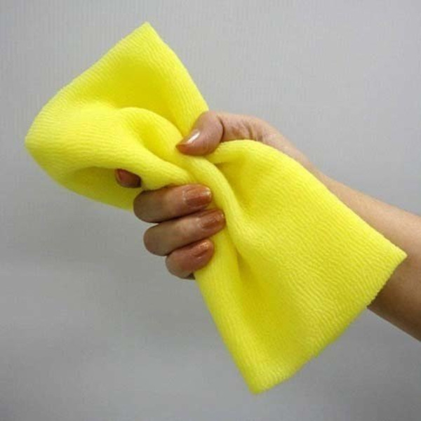 Мочалка средней жесткости Cure Nylon Towel Regular, OHE (желтая)