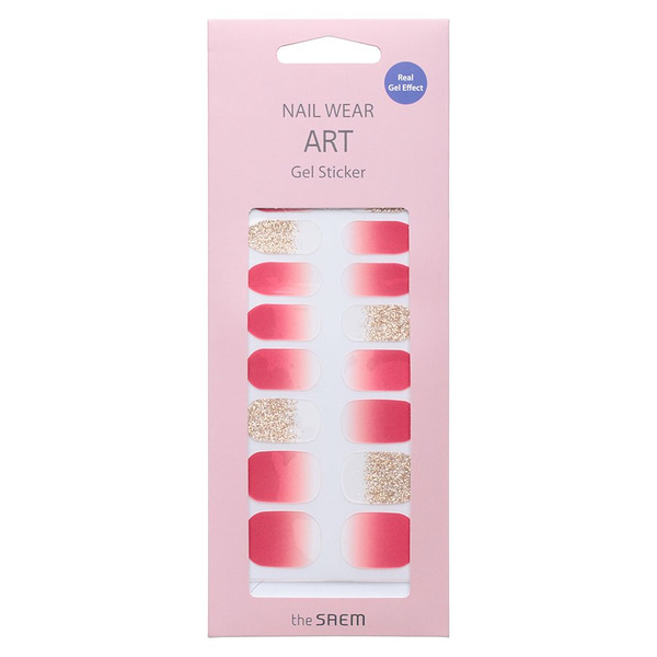 Наклейки для ногтей Nail Wear Art Gel Sticker 02, Saem