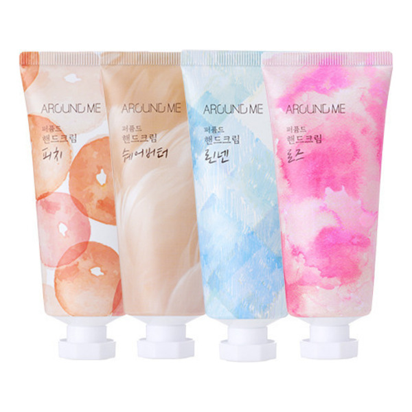 Набор кремов Around Me Perfumed Hand Cream SET, Welcos (60 г*4 шт.)