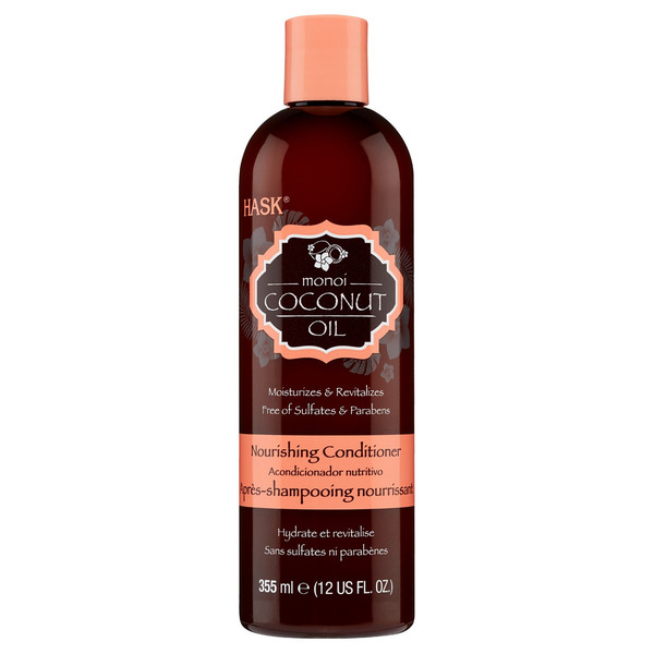 Кондиционер увлажняющий Monoi Coconut Oil питательный с маслом манои и кокоса, Hask 355 мл
