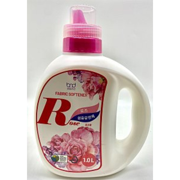 Эко кондиционер для белья концентрированный с ароматом розы GIEL Fabric Softener Rose, B&D 1000 мл