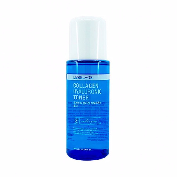 Тонер для лица увлажняющий с гиалуроновой кислотой и коллагеном COLLAGEN HYALURONIC TONER, LEBELAGE, 300 мл