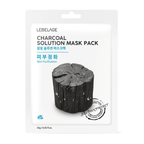 Маска тканевая CHARCOAL SOLUTION MASK, LEBELAGE, 23 г