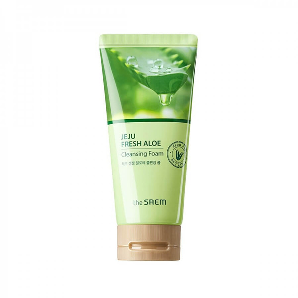 Пенка для умывания с алоэ Jeju Fresh Aloe Cleansing Foam, THE SAEM, 150 г