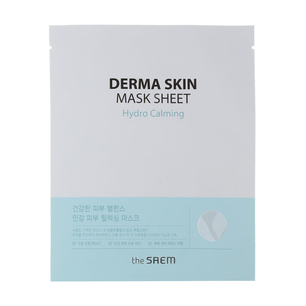 Маска на тканевой основе Derma Skin Mask Sheet - Hydro Calming, THE SAEM, 28 мл