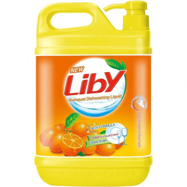 Средство для мытья посуды, овощей и фруктов Апельсин, Liby 1500 г