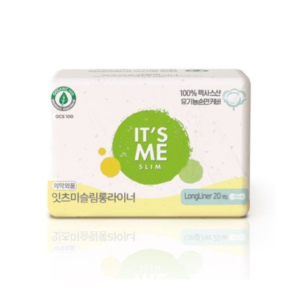 Прокладки женские гигиенические с крылышками, 4 капли Slim organic cotton pads large, It's Me, 10 шт.