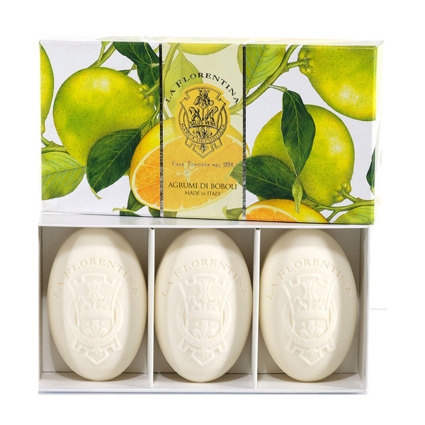 Набор мыла для рук с экстрактом Цитруса Hand Soap Set Boboli Citrus, La Florentina 3 шт по 150 г