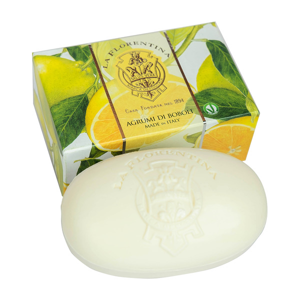 Мыло для тела с маслом ши, оливковым маслом и экстрактом Цитруса Bath Soap Boboli Citrus, La Florentina 300 г