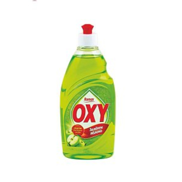 Средство для мытья посуды Зеленое яблоко OXY, Romax 450 г