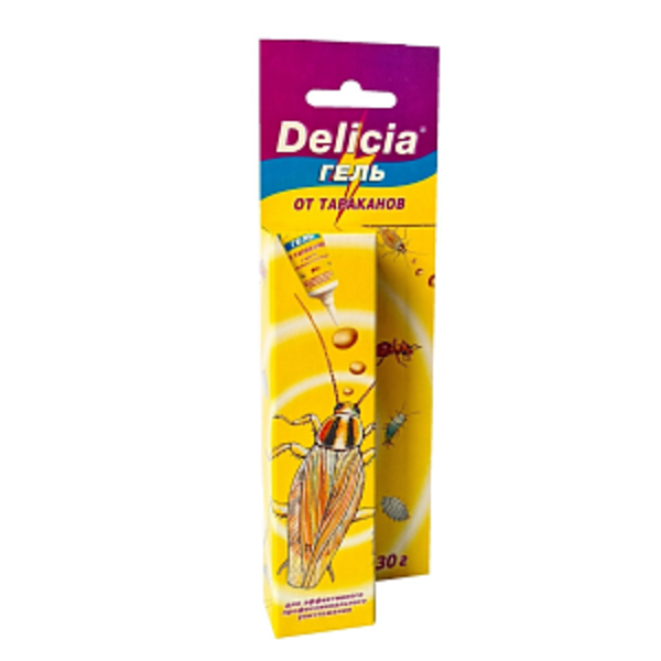 Гель инсектицидный от тараканов, Delicia 30 г