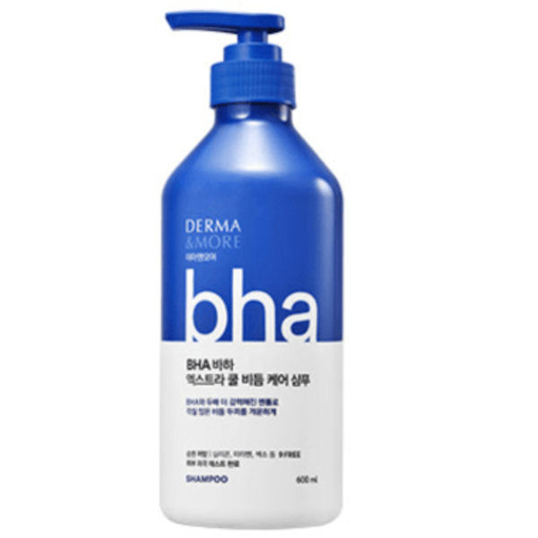 Шампунь для волос от перхоти Экстра свежесть Derma & More BHA-Extracool Dandruff Care, Aekyung 600 мл