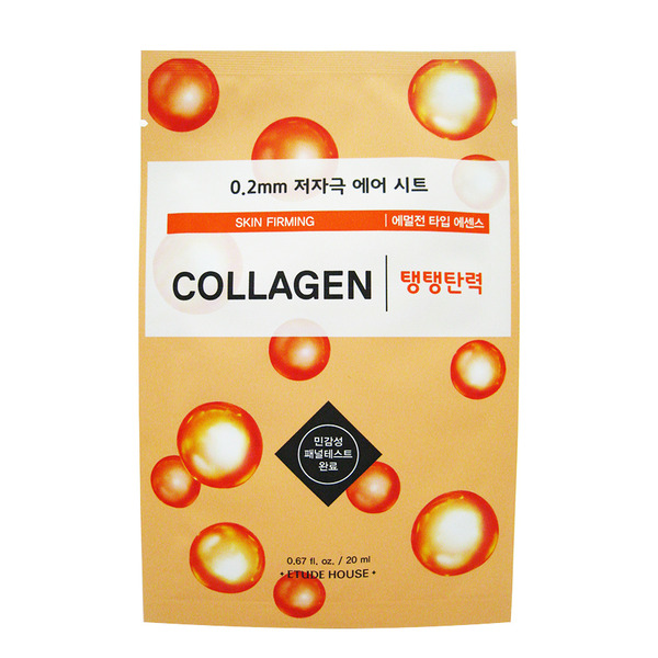 Маска тканевая для лица T.0.2Therapy AirMask_Collagen, Etudehouse, 20 мл