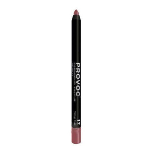 Подводка гелевая для губ Gel Lip Liner Vintage Rose, цвет 017 коричнево-малиновый, Provoc