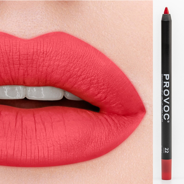 Подводка гелевая для губ Gel Lip Liner Sinful, цвет 22 алый, Provoc