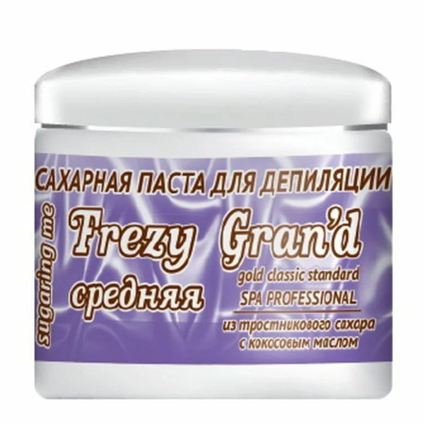 Сахарная паста для депиляции средняя с кокосовым маслом, Frezy Grand 750 г