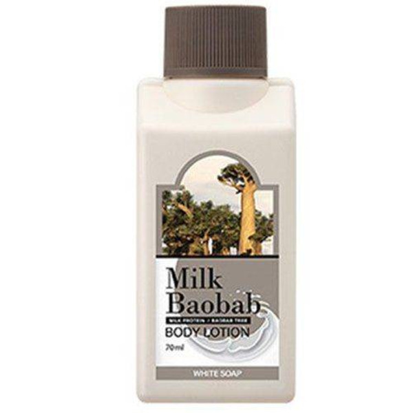 Лосьон для тела с ароматом белого мыла Body Lotion White Soap Travel Edition,  MilkBaobab, 70 мл