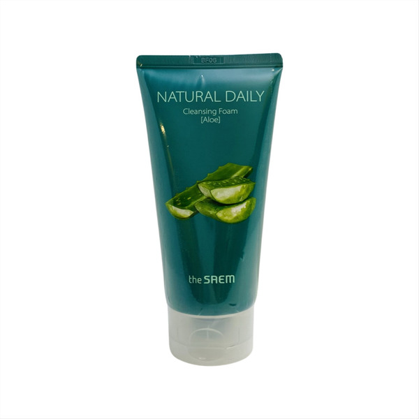 Пенка для лица с экстрактом алоэ Natural Daily Cleansing Foam Aloe, THE SAEM, 150 мл