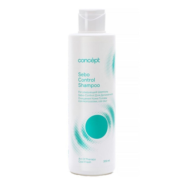 Регулирующий для деликатного очищения кожи головы Sebo Control Shampoo, Concept 300 мл