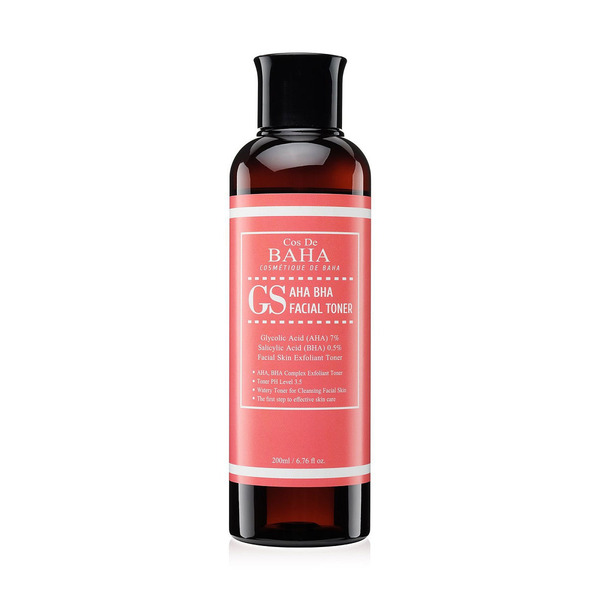 Тонер-эксфолиант для лица для проблемной кожи AHA/BHA GS Facial Toner, COS DE BAHA, 200 мл