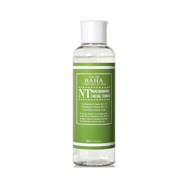  Тонер для проблемной кожи с ниацинамидом Niacinamide Facial Toner, COS DE BAHA, 200 мл