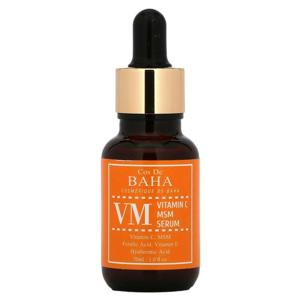 Сыворотка для лица осветляющая с витамином С Vitamin C MSM Serum, COS DE BAHA, 30 мл