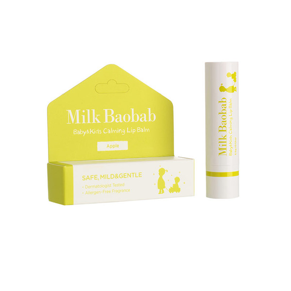 Бальзам для губ детский Baby&Kids Calming Lip Balm Green, MilkBaobab, 3.5 г