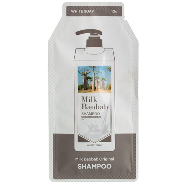 Шампунь для волос Original Shampoo White Musk, MilkBaobab, пробник, 10 мл