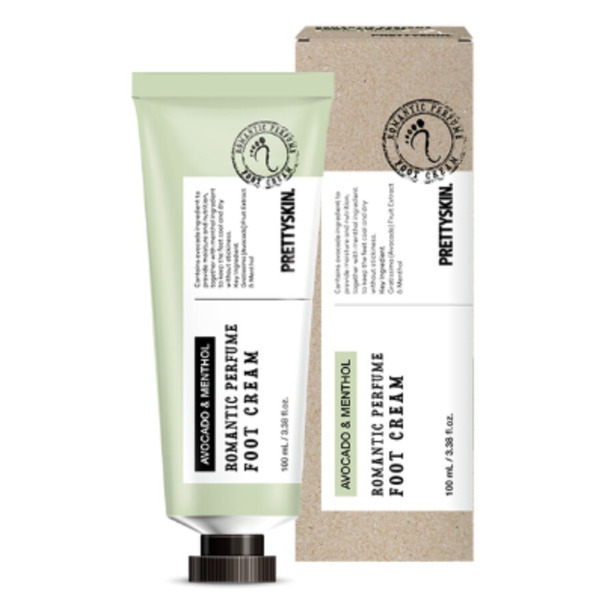 Парфюмированный крем для ног с авокадо и ментолом Avocado & Menthol,  PrettySkin, 100 мл