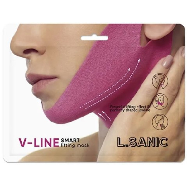 Маска-бандаж для коррекции овала лица V-Line Smart Lifting Mask, L.Sanic, 20 г