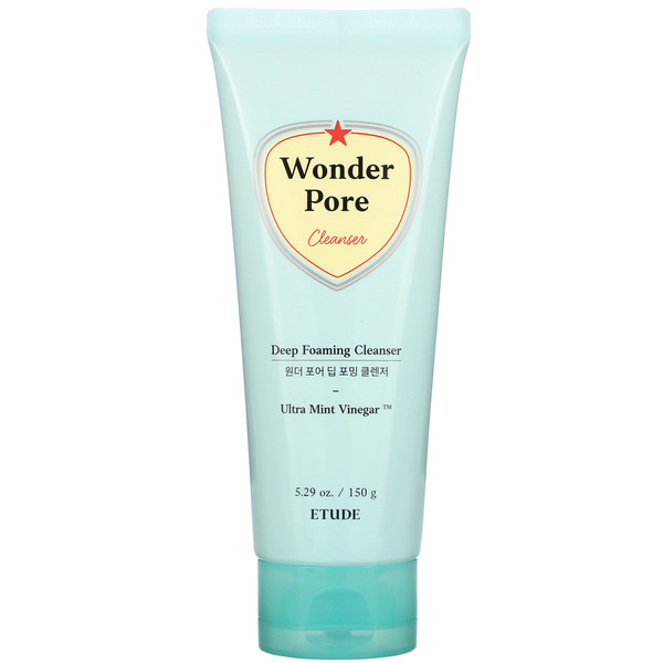 Пенка для умывания с экстрактом мяты Wonder Pore Cleanser, Etude House, 150 г