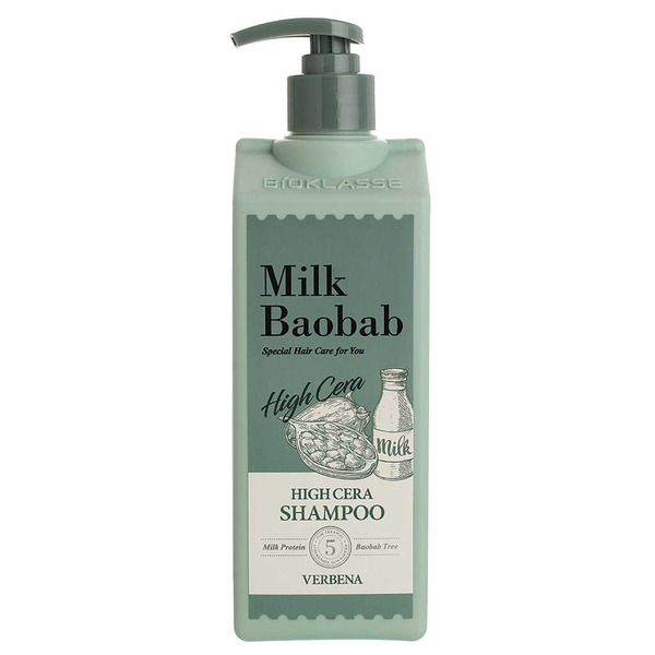 Шампунь для волос с ароматом вербены High Cera Shampoo Verbena, MilkBaobab, 500 мл