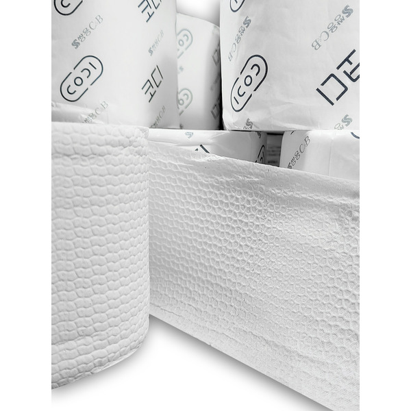 Мягкая туалетная бумага Codi Bathroom Tissue (двухслойная, тиснёная), SSANGYONG 45 м х 10 рулонов