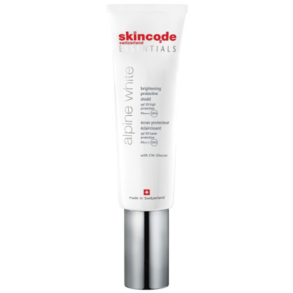 Скинкод Осветляющий защитный крем spf 50/PA+++ Alpine White, Skincode 30 мл