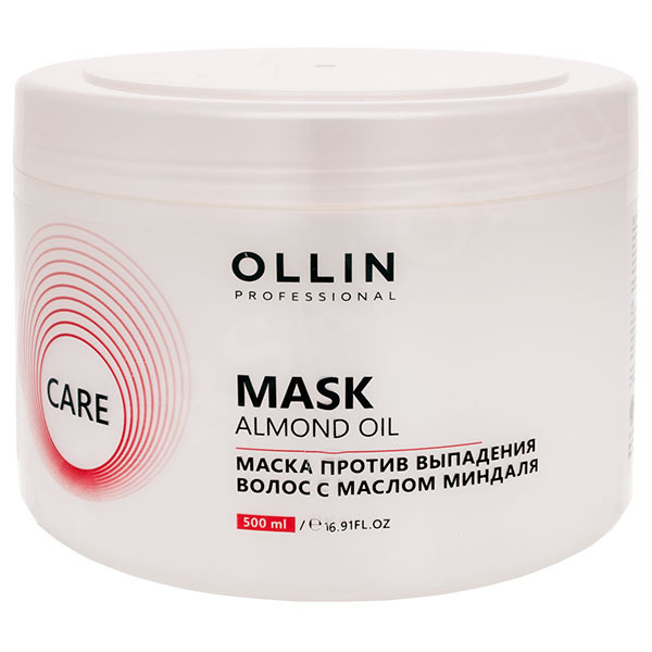 Оллин Професионал Маска против выпадения волос с маслом миндаля Almond Oil Mask, Ollin Professional 500 мл