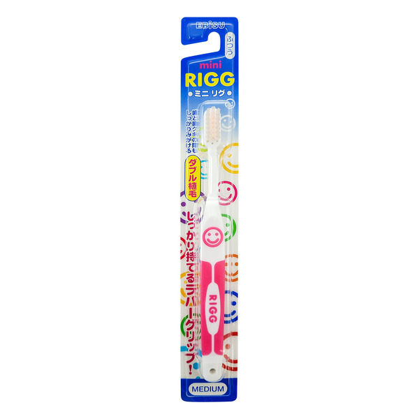 Зубная щётка средней жесткости Rigg Mini, EBISU (уменьшенного размера)