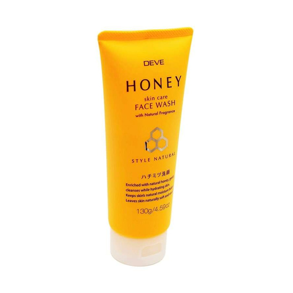 Пенка для умывания Мёд, Honey Facial Cleansing Foam, Deve 130 г